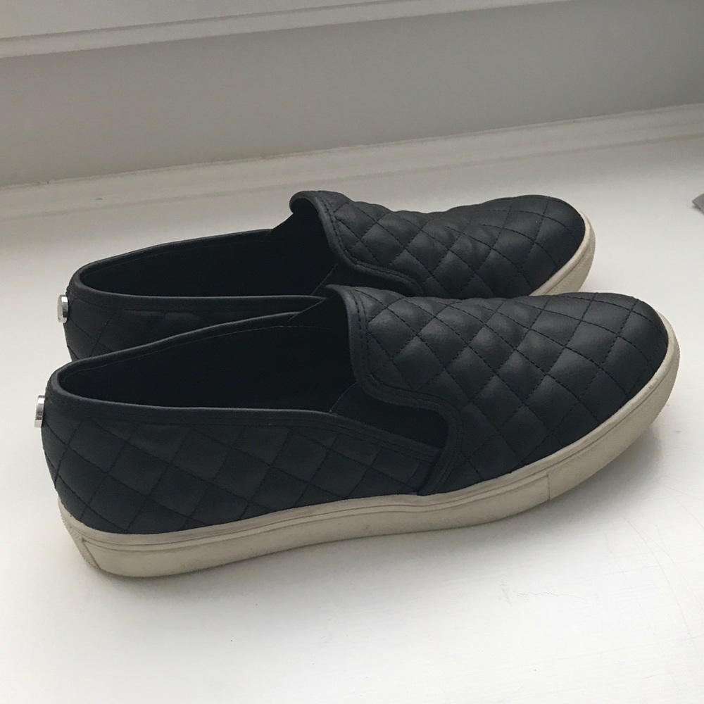 steve madden black platform sneakers